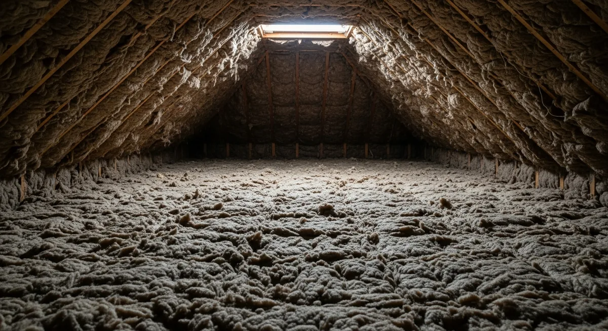Soufflage de combles perdus à Keryado, Lorient